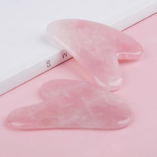 Gua Sha Board Beautiful Massage Beeswax Scraping Massage Scraper Face Neck Massage Natural Jade Stone Gua Sha Massage Board Tool